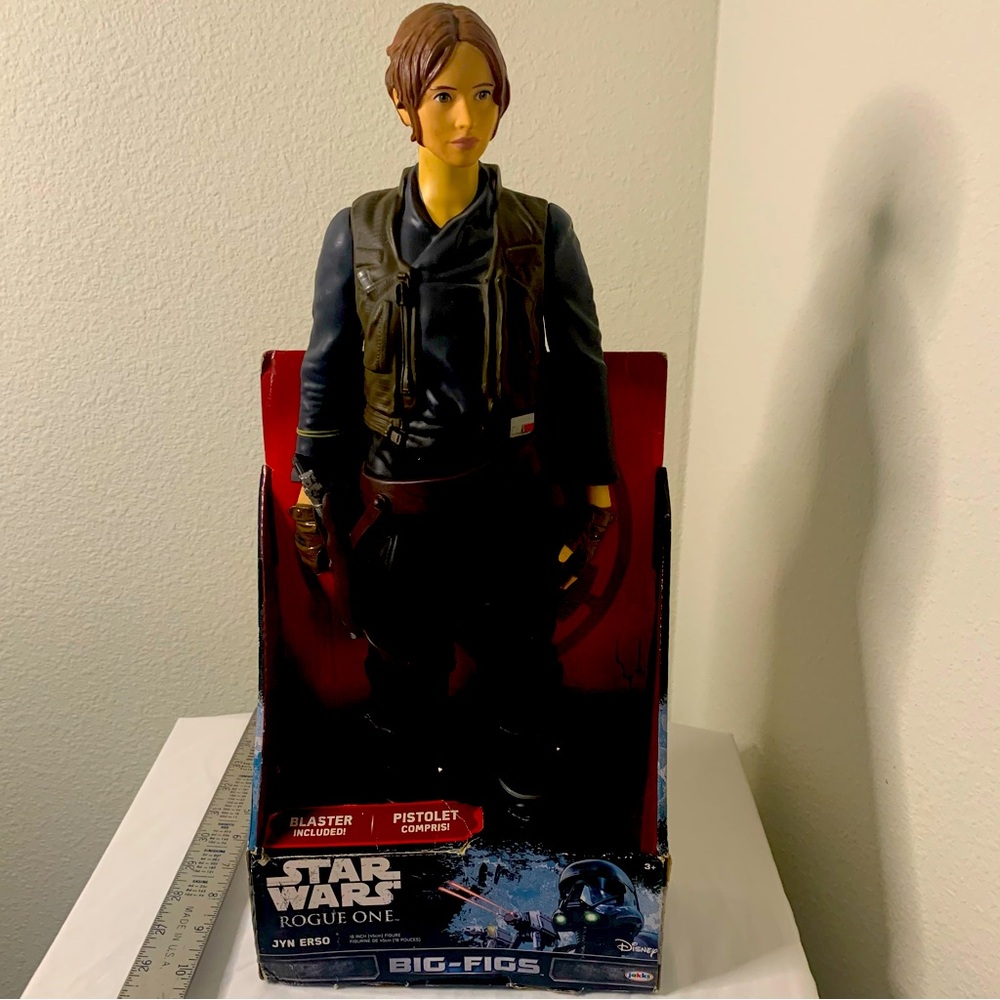 STAR WARS ROGUE ONE JYN ERSO BIG-FIGS 2016 with blaster